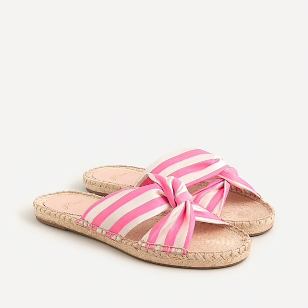 J. Crew Twisted Knot Espadrille Sandals
